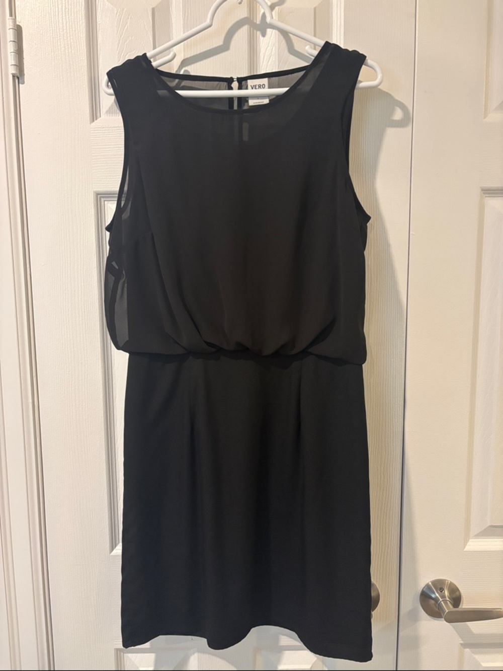 Vero Moda Black Sleeveless Blouson Mini Dress